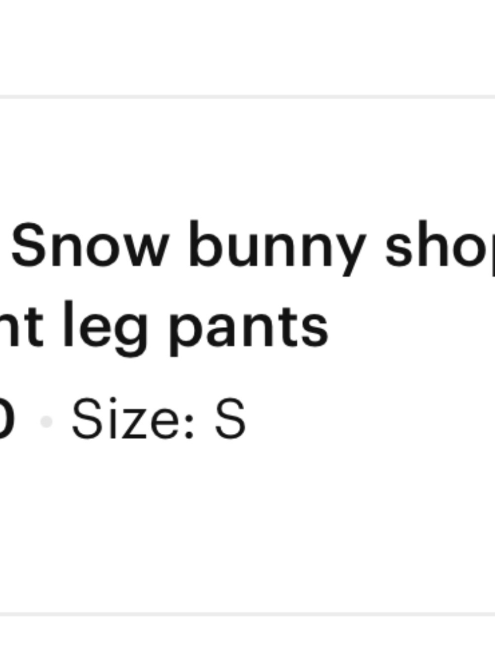 Skims Snow bunny shop cable knit straight leg pants